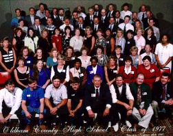 [IMAGE: Class of '77 in '97]